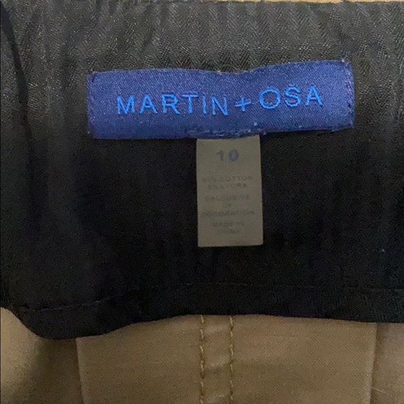 Martin + Osa Pleated Khaki Skirt - Picture 3 of 3